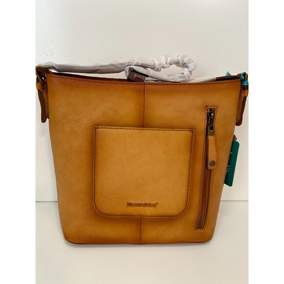 NWT Montana West Concealed Carry leather hobo bag - Picture 2 of 11